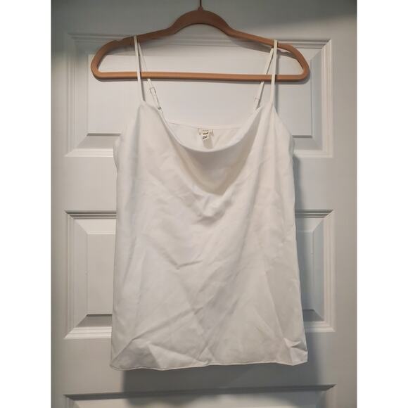 River Island satin cowl neck cami in white.a25 - Picture 1 of 5